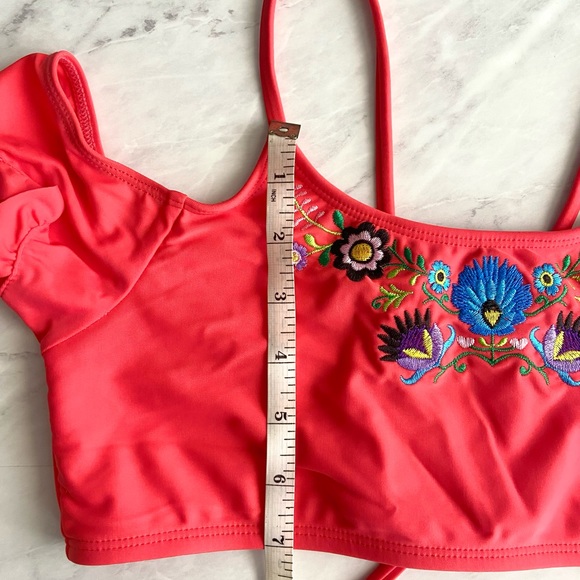 Heart & Harmony Girls Coral Swimsuit Size 16 - Picture 12 of 14